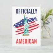 Proud New U.S. Citizen Card – Patriotic Gift Bedankkaart (Staand voorkant)
