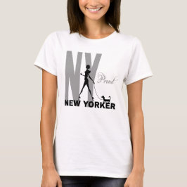 Proud New Yorker grappig, van een soort T-shirt