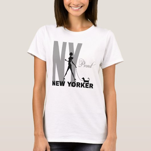 Proud New Yorker grappig, van een soort T-shirt (Voorkant)