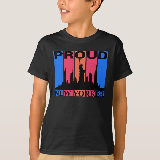 Proud New Yorker - New York Lover T-shirt (Voorkant)