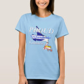 Proud Newfoundlander Newfoundland Canada, aangepas T-shirt (Voorkant)