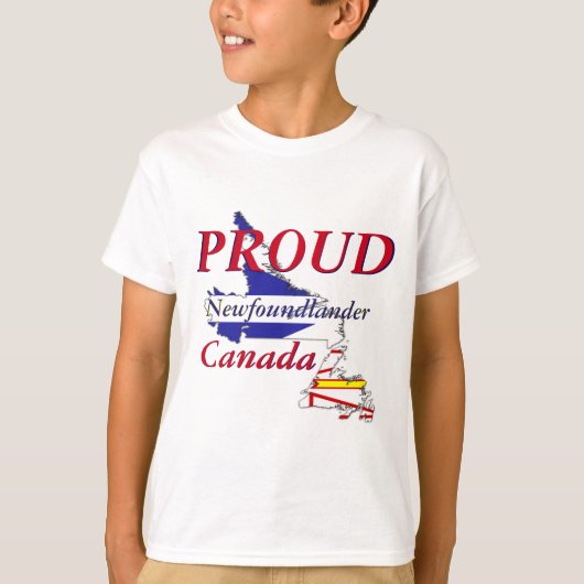 Proud Newfoundlander Newfoundland Canada T-shirt (Voorkant)
