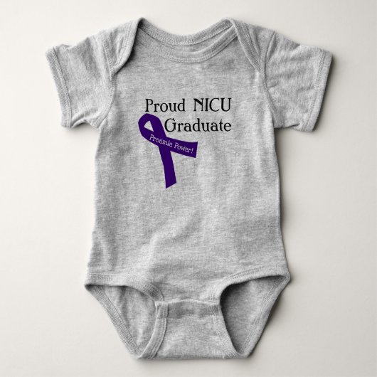 Proud NICU Afstuderen Romper (Voorkant)