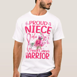 Proud Niece of a Breast Cancer Warrior Aware T-shirt