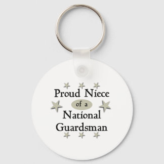 Proud Niece of a National Guardsman Sleutelhanger