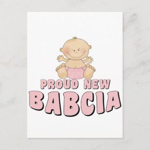 PROUD NIEUW BABCIA BRIEFKAART