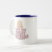 PROUD NIEUW-opa-meisje Tweekleurige Koffiemok (Voorkant links)