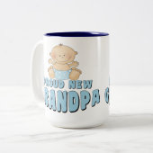 PROUD NIEUWE GARANTISCHE MOD TWEEKLEURIGE KOFFIEMOK (Voorkant links)