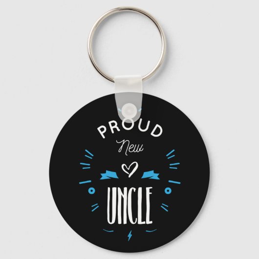 Proud nieuwe oom sleutelhanger (Voorkant)