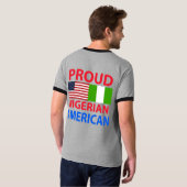 Proud Nigerian American T-shirt (Achterkant volledig)