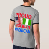 Proud Nigerian American T-shirt (Achterkant)