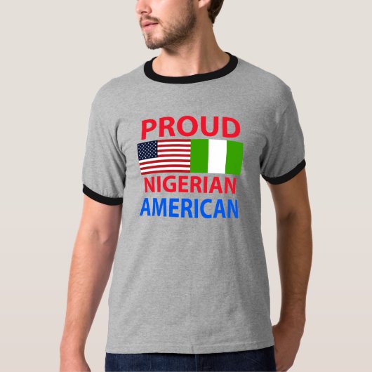Proud Nigerian American T-shirt (Voorkant)