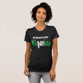 Proud Nigerian T-shirt (Voorkant volledig)