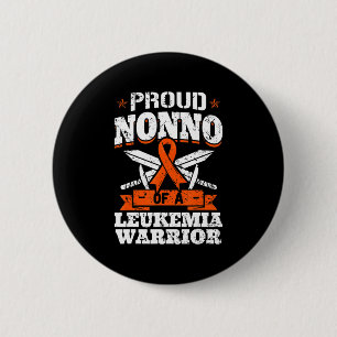 Proud non van een leukemiewortel opa awarenes ronde button 5,7 cm