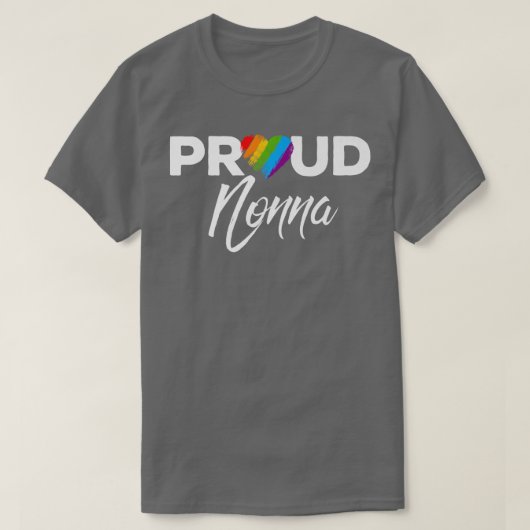 Proud Nonna Gay Pride Month LGBTQ T-shirt (Design voorkant)