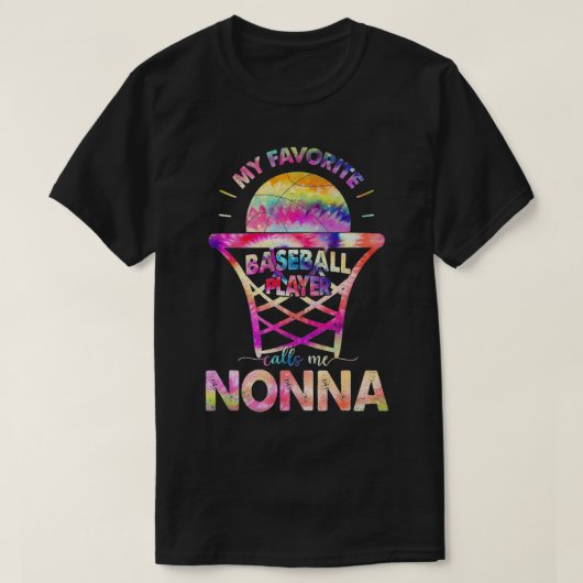 Proud Nonna of Basketball Player Tie Dye Lover Mot T-shirt (Design voorkant)