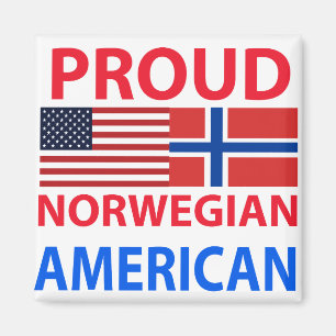 Proud Noors Amerikaans Magneet