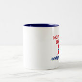 Proud Norway Bestefar (grootvader) Tweekleurige Koffiemok (Center)