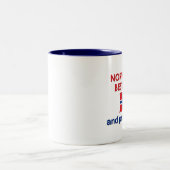 Proud Norway Bestemor (grootmoeder) Tweekleurige Koffiemok (Center)