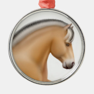 Proud Norway Fjord Horse Ornament
