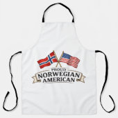 Proud Norwegian American Apron Schort (Voorkant)