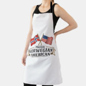 Proud Norwegian American Apron Schort (Insitu)