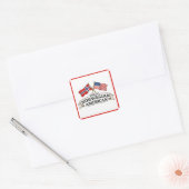 Proud Norwegian American Stickers (Envelop)