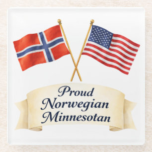 Proud Norwegian Minnesotaanse Erfgoed Onderzetter