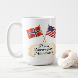 Proud Norwegian Minnesotan Heritage Coffee Mug Koffiemok