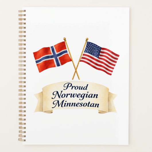 Proud Norwegian Minnesotan Heritage Planner (Voorkant)