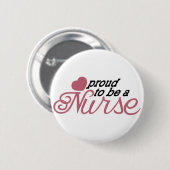 Proud Nurse Ronde Button 5,7 Cm (Voorkant /achterkant)