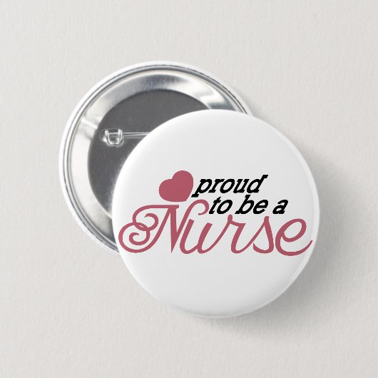 Proud Nurse Ronde Button 5,7 Cm (Voorkant /achterkant)