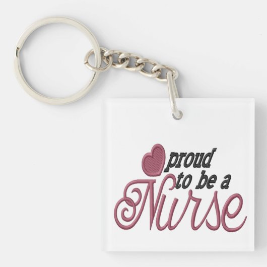 Proud Nurse Sleutelhanger (Voorkant)