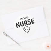 Proud Nurse Sticker – Minimal Medical Design (Envelop)
