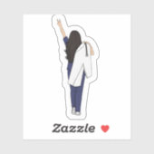Proud Nurse Victory Pose Sticker (Vel)