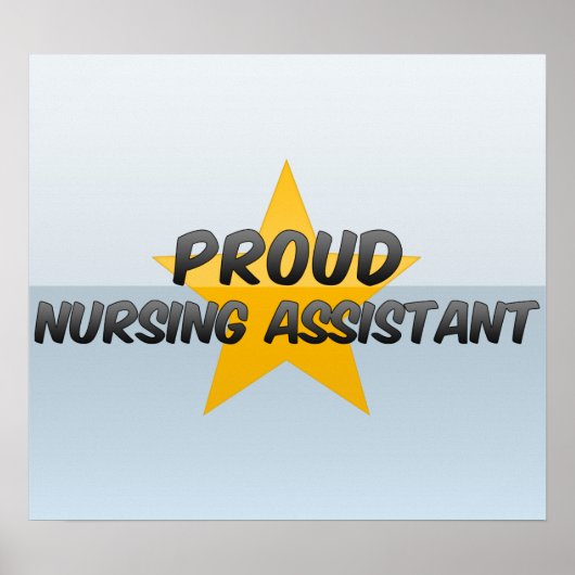 Proud Nursing Assistant Poster (Voorkant)