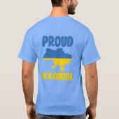 Proud Oekraïens T-shirt (Achterkant)