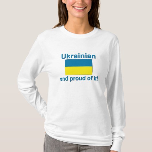 Proud Oekraïens T-shirt (Voorkant)