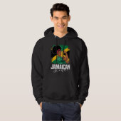 Proud Of My Jamaican Roots Jamaica BHM BLM Pride A Hoodie (Voorkant volledig)