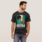 Proud Of My Nigerian Roots Nigeria BHM BLM Pride A T-shirt (Voorkant volledig)