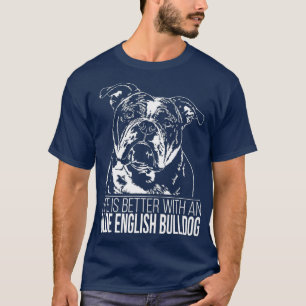 Proud Olde English Bulldog life is beter voor hond T-shirt