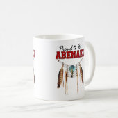 Proud om Abenaki te zijn Koffiemok (Voorkant rechts)
