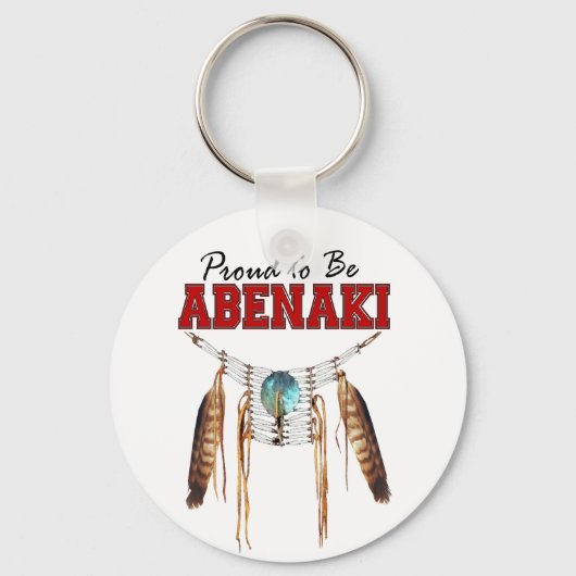 Proud om Abenaki te zijn Sleutelhanger (Voorkant)