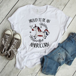 Proud om Amerikaan te worden T-shirt