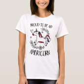 Proud om Amerikaan te worden T-shirt (Voorkant)