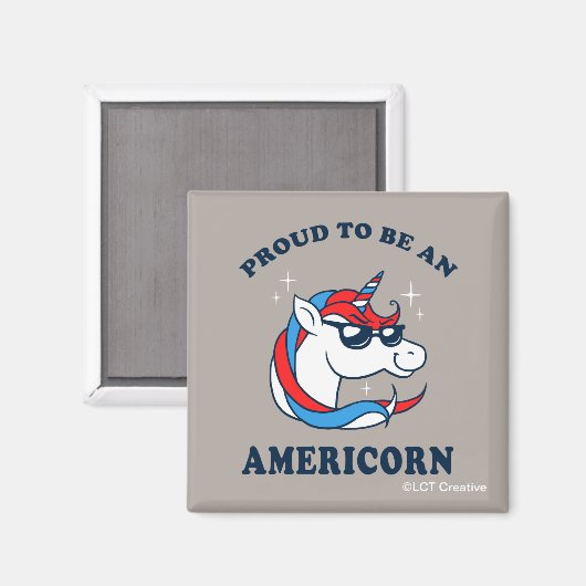 Proud om Amerikaan te zijn Magneet (Voorkant / Achterkant)