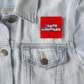 Proud om Amerikaan te zijn - Vierkante Button 5,1 Cm (In situ)