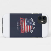 Proud om Amerikaans te zijn Case-Mate iPhone Case (Achterkant (horizontaal))
