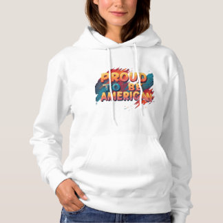 Proud om Amerikaans te zijn Hoodie