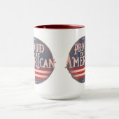 Proud om Amerikaans te zijn Mok (Midden)